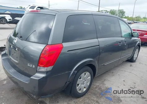 2004 Nissan Quest 3.5 S from USA, damaged, VIN 5N1BV28U94N347280